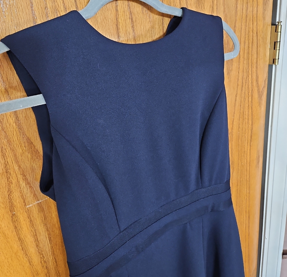 Classic Navy Blue Calvin Kline Sleeveless Dress